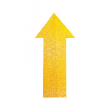 Podlahové značenie ŠÍPKA žlté 10ks