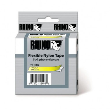 Flexibilná nylonová páska Dymo Rhino 12 mm žltá/čierna