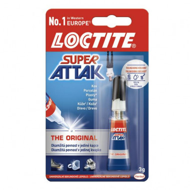 Sekundové lepidlo Loctite Super Bond Original 3+1g
