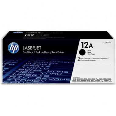 Toner HP Q2612AD HP 12A dual pack pre LaserJet 1010/1012/1015/1018 (2x2.000 str.)
