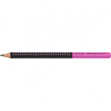 Ceruzka Grip Jumbo/HB Two Tone čierna/ružová 12ks