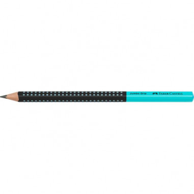 Ceruzka Grip Jumbo/HB Two Tone čierna/tyrkysová 12ks