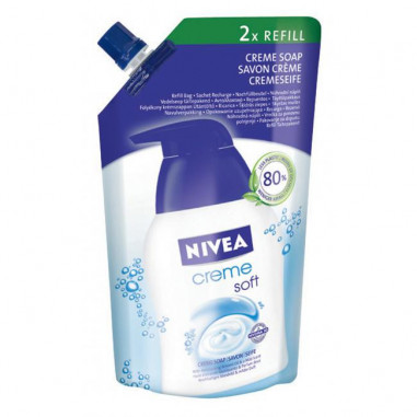 Nivea tekuté mydlo (NÁHRADNÁ NÁPLŇ) 500 ml Creme Soft