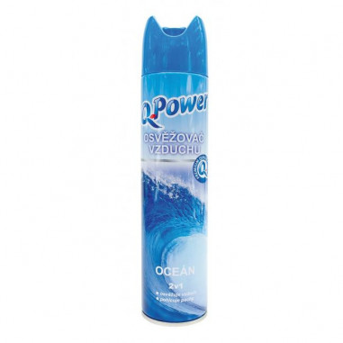 Q-Power osviežovač v spreji 300 ml - Oceán