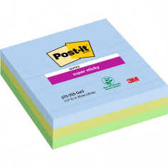 Bloček Post-it Super Sticky OASIS, veľkosť 101x101 mm XL,...