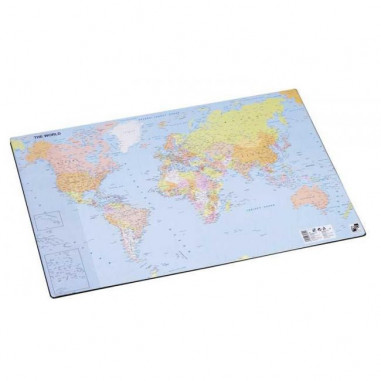 Podložka na stôl KARTON PP s mapou sveta 40x60cm
