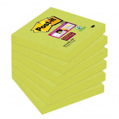 Bločky Post-it Super Sticky zelené 76x76mm