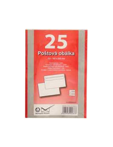 Poštové obálky C5 samolepiace, 25 ks