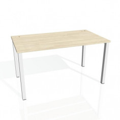 Pracovný stôl Uni, 140x75,5x80 cm, agát/sivá