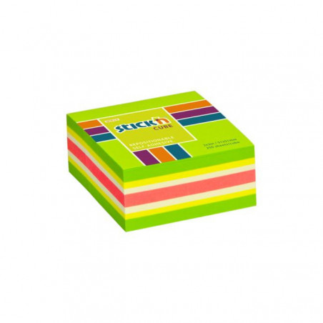 Samolepiaci bloček mini, 51x51 mm, zelený mix