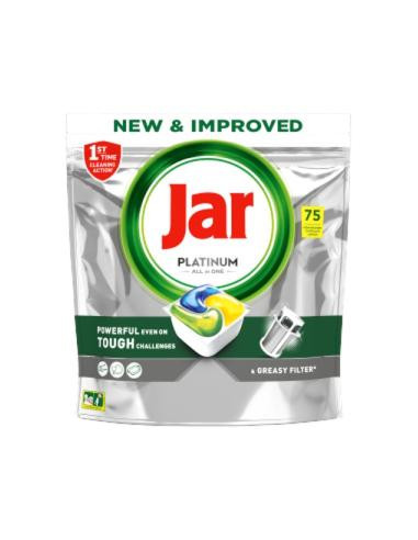 JAR tablety do umývačky riadu Platinum All in One Lemon 75 ks