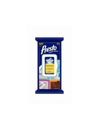 Presto univerzálne čistiace vlhlčené utierky 120ks