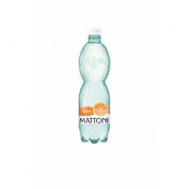 Minerálna voda MATTONI ochutená - pomaranč sýtená 12 x 0,5 ℓ