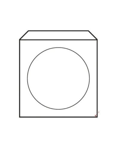 Obálky na CD 125x125 s okienkom 50 ks