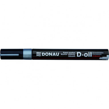Popisovač lakový 2,8mm D-OIL strieborný