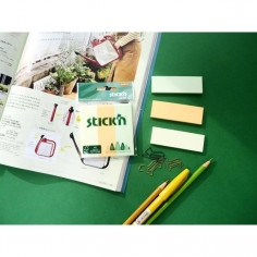 Samolepiaci bloček, 76x25 mm, mix pastelových farieb,...