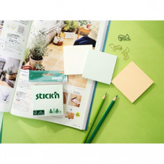 Samolepiaci bloček 76x76mm mix pastelových farieb 3x50...