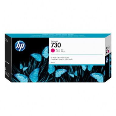 Atramentová náplň HP P2V69A HP 730 pre DesignJet T1600, T1700, T2600 (300 ml) magenta