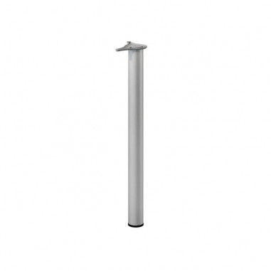 Tubusová noha BASIC, 71 x d6cm, RAL9006 biely hliník