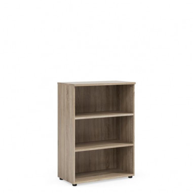 Policová skriňa BASIC, otvorená, 80x40x111,7cm, dub Somona