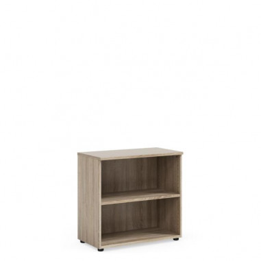 Policová skriňa BASIC, otvorená, 80x40x76,5cm, dub Somona