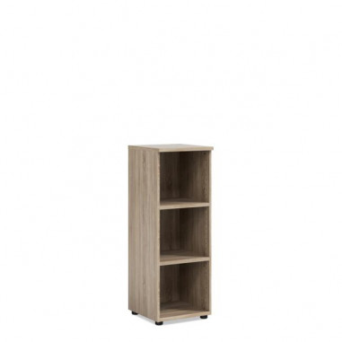 Policová skriňa BASIC, otvorená, 40x40x111,7cm, dub Somona