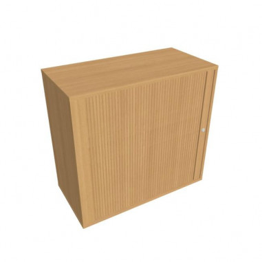 Policová skriňa Drive, zámok, 80x74x40 cm, buk/buk