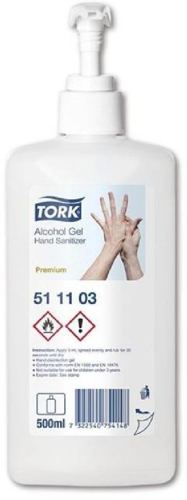 Tork dezinfekčný gél na ruky s pumpičkou 500ml