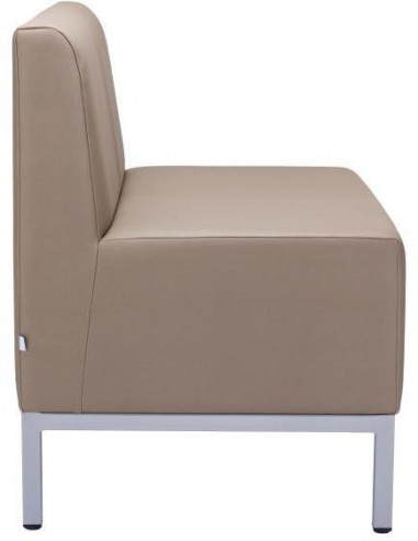 Trojkreslo Steve, celočalúnené, š. 180 cm, zdravotnícka ekokoža 096