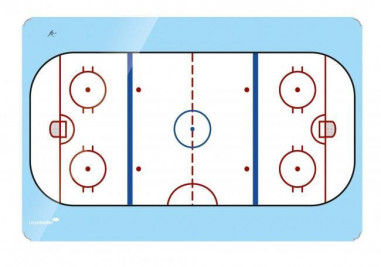 Tabuľa GLASSBOARD matná oblé rohy 90x120, modrá