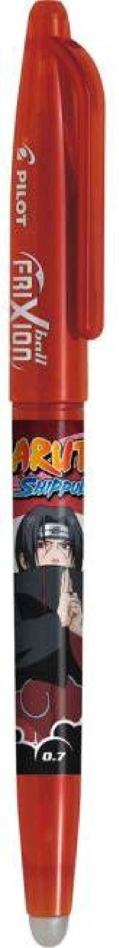 Roller gumovací PILOT Frixion Ball 0,7mm Naruto červený