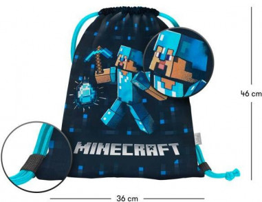 Vrecko BAAGL Minecraft Blue Axe