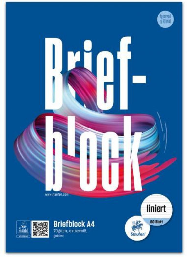 Blok poznámkový Format Werk Ursus A4 50 listov linajkový 70 g