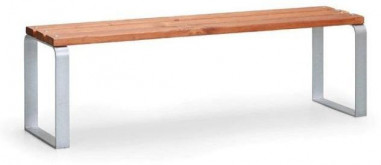 Lavička Mezzo bez operadla, v. 47 x š.150 x h. 37,6 cm