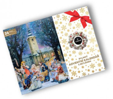 Leros bylinný adventný kalendár s Betlehemom (24 vreciek)