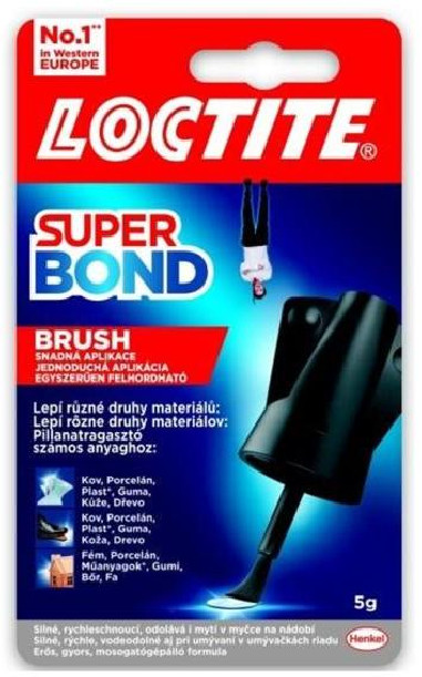 Sekundové lepidlo Loctite Super Bond Brush 5 g