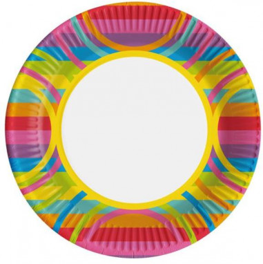 Papierový tanier `mix it` 22,5 cm 10 ks