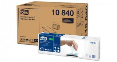 Papierové servítky 1-vrstv. TORK Xpressnap Snack. biele N4 (8x1125ks)