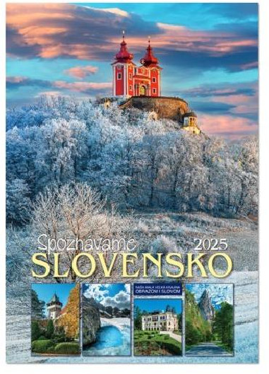 Nástenný kalendár Spoznávame Slovensko 2025