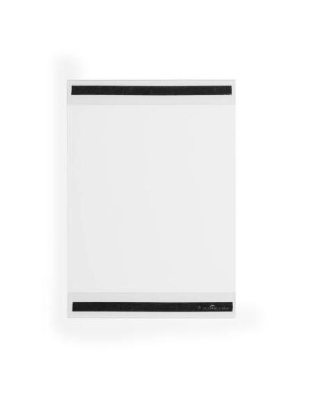 Magnetický držiak dokumnetov DURABLE rPET A4 , zasúvateľný, transparentný, 5 ks