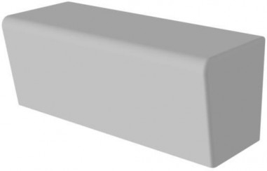 Čalúnená sedačka CUBE CHAT SOFA malá, 70x50x50 cm, basic
