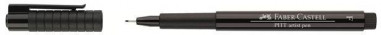 Umelecké pero FABER-CASTELL PITT F / 199 čierna