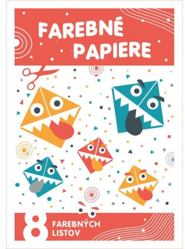 Farebný papier A4 8 listov