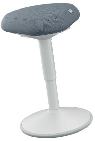 Ergonomická balančná stolička Leitz Ergo na sedenie, svetlo šedá