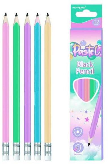 Sada ceruziek KEYROAD Pastel color collection! 12ks