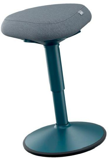 Ergonomická balančná stolička Leitz Ergo na sedenie, zamatová šedá