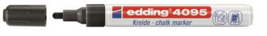 Kriedový popisovač edding 4095 čierny