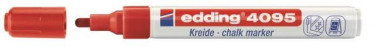 Kriedový popisovač edding 4095 červený