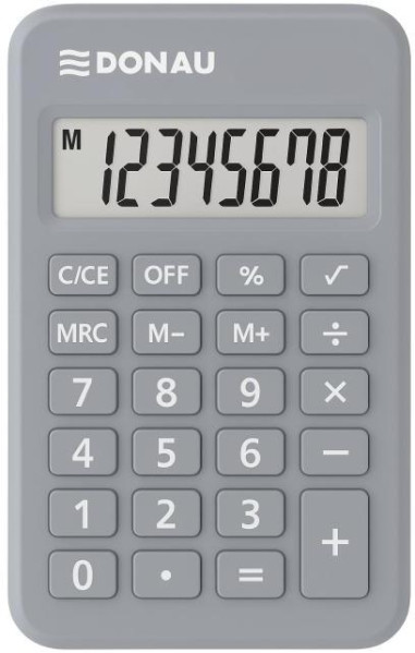 Kalkulačka Donau Tech K-DT2082 sivá