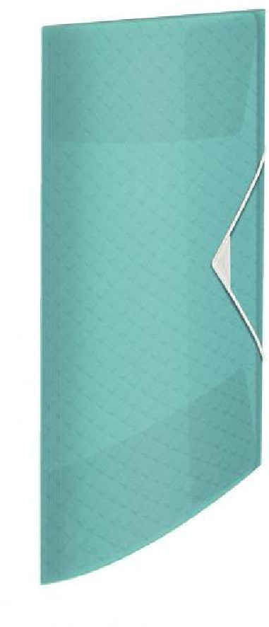 Plastový obal s gumičkou Esselte Colour`Ice modrý
